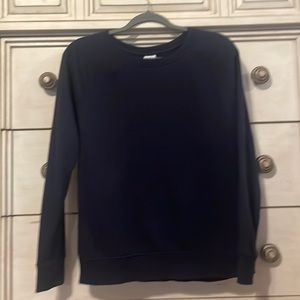 Women’s navy crewneck size M
